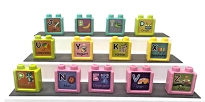 Vtech Replacement Pastel Letter Blocks Sit 2 Stand Alphabet Train PICK ONE Block - Picture 1 of 4