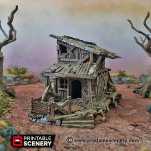 Desert Shanty - Edificio de fantasía apocalíptica - Gaslands Apocalyptic - Imagen 1 de 10
