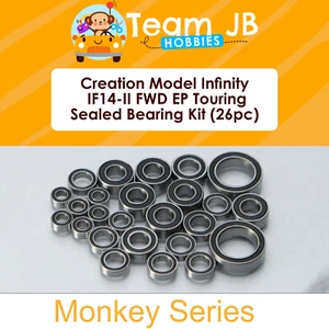 Creation Model Infinity IF14-II TRACCIÓN DELANTERA EP Touring -26 piezas Kit de rodamientos sellados de goma - Imagen 1 de 2