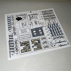 Lego Lord of the Ring Original Unused Sticker Sheet from Mines of Moria Set 9473 - Picture 1 of 1