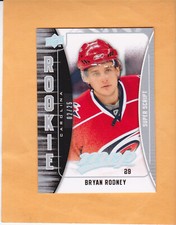 BRYAN RODNEY 2009-10 UPPER DECK MVP SUPER SCRIPT SSP 25 ROOKIE #336 HURRICANES