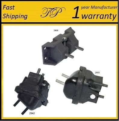 3PCS MOTOR & TRANS MOUNT FIT 1998-2004 Chrysler Intrepid & Concorde 2.7L - Image 1 of 4