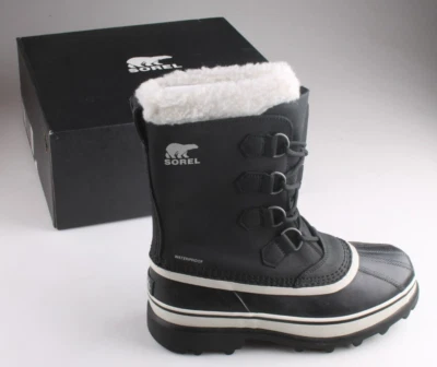 Bota de nieve Sorel Caribou para mujer impermeable forro polar negro CAJA NUEVA 7 8 9 11 Foto 1 de 4