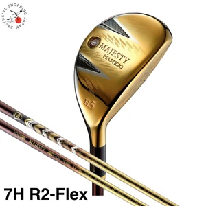 Majesty Golf Prestigio 13 Utility Hybrid Club Gold 7H LV760 Graphite R2-Flex MTO - Picture 1 of 9