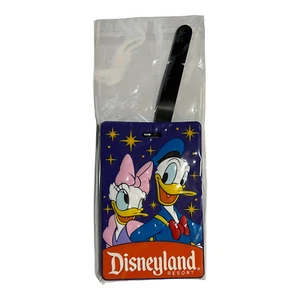Etiqueta de equipaje de vinilo Disneyland American Tourister Donald Daisy - Imagen 1 de 2