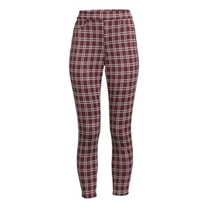 No Boundaries Juniors High Rise Pull-On Jeggings-Red plaid-XXXL (21)-NWT - Picture 1 of 2