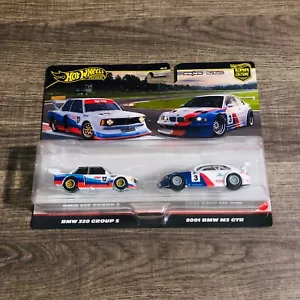 Hot Wheels BMW Race Car Car Culture 2-Pack ∞ 2001 BMW M3 GTR & BMW 320 Group 5 - Picture 1 of 5
