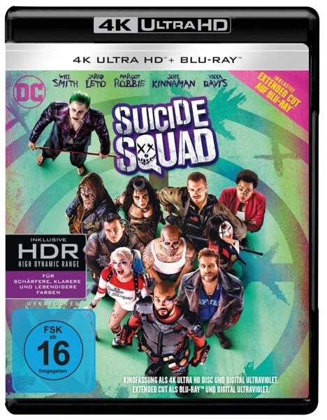 Suicide Squad 4k Ultra HD Blu Ray