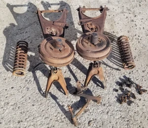 Suspension Control A Arms Spindle Springs Drums 1953 53 1954 54 Chevy Chevrolet - Picture 1 of 24