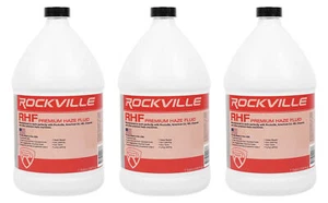 (3) Galones Rockville RHF Máquina de neblina a base de agua Jugo fluido Sin obstrucciones - Imagen 1 de 2