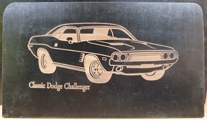 Wood Dodge Challenger Muscle Car Wall Hanging Plaque-Art-Decoration Engraved - Picture 1 of 2