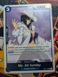 Ms. All Sunday OP01-079 R (Rare) One Piece Romance Dawn TCG Card - Photo 1/1