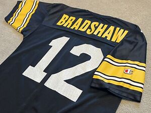 Terry Bradshaw Champion Jersey Pittsburgh Steelers Size 40 Medium