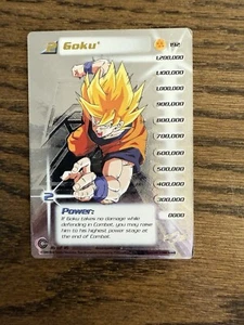 DBZ CCG DRAGON BALL Z GOKU LV2 #192 HI-TECH FOIL TRUNKS SAGA RARE 2001 LP/MP - Picture 1 of 2