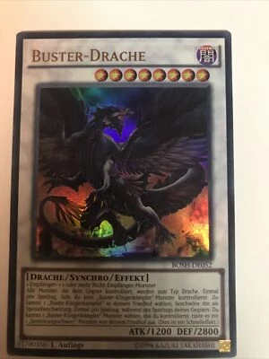 Buster Dragon YU-GI-OH! 1st Edition Ultra Rare Bear Mint BOSH-De052. German - Image 1 of 2