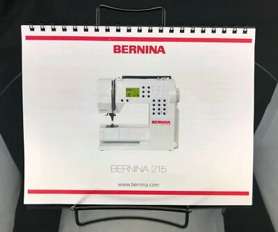 Bernina 215 Owners Manual User Guide Instructions COLOR Copy Reprint - Image 1 of 4