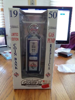 Banco de monedas con bomba de gas Powermax 1950 - limitado (caja de cambios coleccionable, 1997) - nuevo Foto 1 de 4