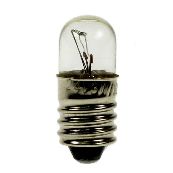 Small 3.3V 1W 300MA E10 Light Bulb 9X23mm (Pack of 5) - Image 1 of 1