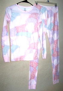 New Carter's Girls Star Allover Pajama Set Snug fit pink size 14 - Picture 1 of 19