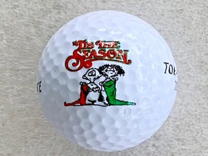 TIS THE SEASON CHRISTMAS AUTHENTIC LOGO GOLF BALL - Picture 1 of 2
