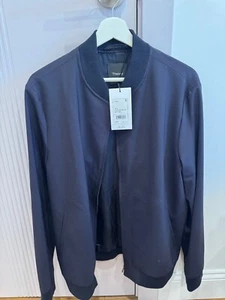 New Theory Full Zip Jacket Precision Pointe Navy Blue Large, but fit like Medium - Picture 1 of 3