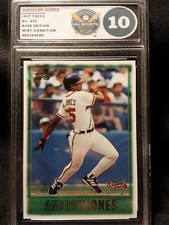 1997 Topps Baseball Andruw Jones #455 Rookie RC Atlanta Braves GRADED MINT 10