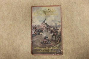 Antiguo libro de bolsillo y parque nacional militar ""Battlefields in Dixie Land - Imagen 1 de 4