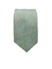 Jonathan David Skinny Tie Mint Green Rose Floral NeckTie Polyester 58" x 2.25" 