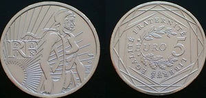 manueduc  FRANCIA 5 € plata 2008 SEMEUSE Sin Circular  NUEVA - Foto 1 di 1