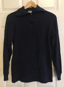 Vintage REI Mera Klon Hemd Herren Medium Dunkelblau Made In England - Bild 1 von 7