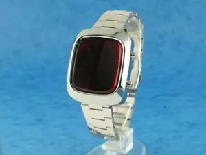 Time Master 70er 1970er Jahre alter Vintage-Stil LED LCD DIGITAL seltene Retro Uhr COM CBM - Bild 1 von 9