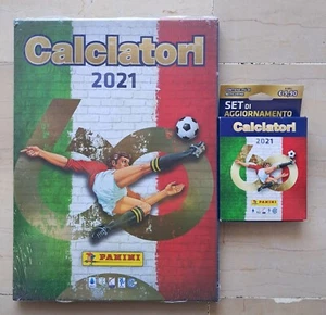 ALBUM CALCIATORI PANINI 2020 2021 CARTONATO SIGILLATO + AGGIORNAMENTI SIGILLATI - Picture 1 of 2