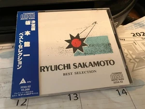 Ryuichi Sakamoto - Best Selection CD Import Japan+OBI ALFA 32XA-52 - Picture 1 of 3