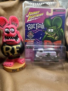 JOHNNY LIGHTNING CHASE RAT FINK 1965 VW TYPE 2 PICKUP RARE VHTF MT - Picture 1 of 11