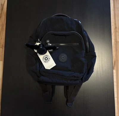 Kipling Seoul S Rucksack Schwarz mit Affen Adriaan - Bild 1 von 3