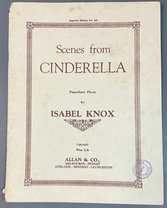 ESCENAS DE CENICIENTA de Isabel Knox para Pianoforte Allan & Co partituras - Imagen 1 de 4