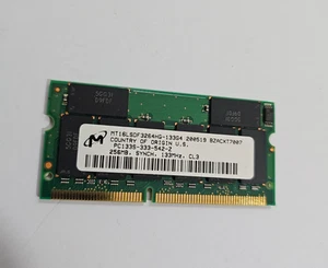 Micron MT16LSDF3264HG-133G4 256Mb Synch 133Mhz CL3 SO-DIMM - Bild 1 von 2