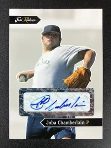 2006 Just Minors Rookies JOBA CHAMBERLAIN Silver Edition Auto Rc Yankees - Picture 1 of 2