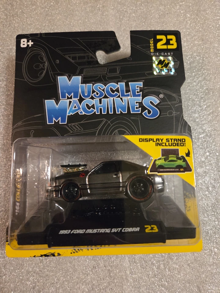 Muscle Machines 1993 Ford Mustang SVT Cobra 1:64 - Series 4 Model 23 - Image 1 of 4