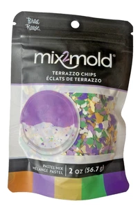 Brea Reese Mix2Mold Terrazzo Chips Pastell Mix - 2 Unzen - PASTELL MIX - Bild 1 von 3