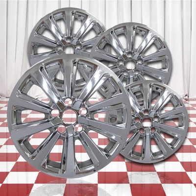 4pc 10 Spoke Chrome 18" Wheel Skins (fits: 2024 Toyota Grand Highlander ) - Image 1 of 3