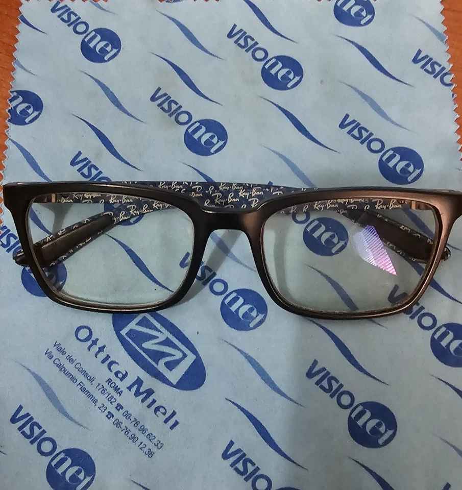 Occhiali/montatura Rayban In Fibra Di Carbonio - Immagine 1 di 4