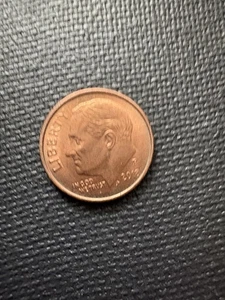 2018 P Roosevelt Dime Missing Ciad Layer Both Sides - Picture 1 of 2