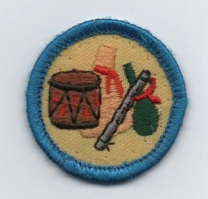 Native People of the U.S.A., insignia de competencia Junior GS, parte posterior de plástico (1990-94) - Imagen 1 de 1