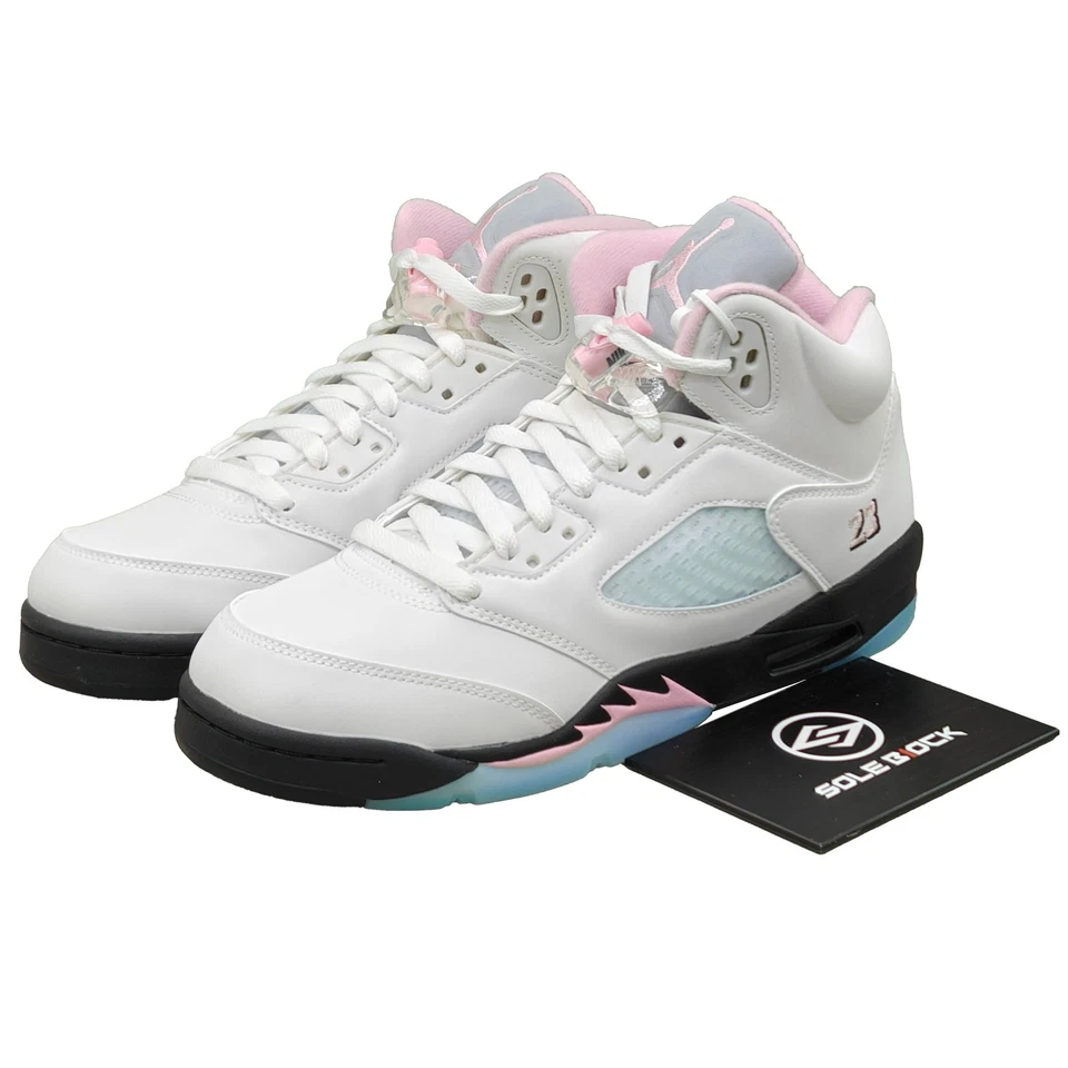 Air Jordan 5 Retro GS Medio Suave Rosa HQ7980-102 Talla 3.5Y-7Y Foto 1 de 2
