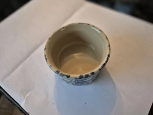 Vintage RRP Co Blue Stoneware 3" Bowl Roseville Pottery Gently Used Spongewear - Picture 1 of 3