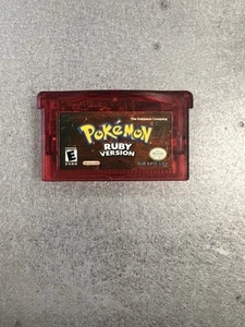 Cartucho Pokemon Versión Rubí Gameboy Advance - Solo - Auténtica Batería Seca - Imagen 1 de 4