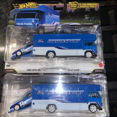 Hot Wheels Team Transport Ford Capri GR5 2026 Fleet Flyer NUEVO Lote de 2 Foto 1 de 4