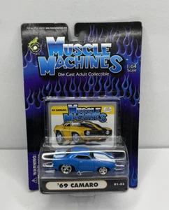 Muscle Machines Die Cast Adult Collectible 69' Chevy Camaro # 01-53 Scale 1:64 - Picture 1 of 6