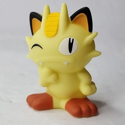2023 Pokemon 1.5" Meowth Mini Figura Finger Puppet Nintendo Bandai Foto 1 de 3